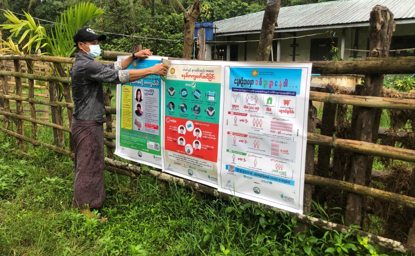 Covid-19 ကာကွယ်တားဆီးရေးအတွက် အသုံးပြုရန်ပစ္စည်းများ ဖြန့်ဝေ