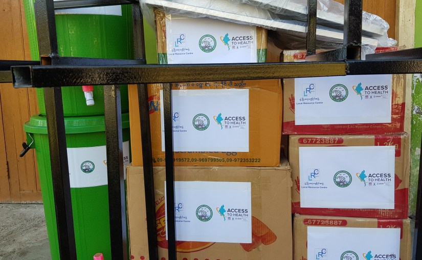 Kyauk Ta Lone IDP Camp (Kyaukpyu Township) provided Covid-19 protective&nbsp;equipment